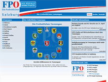 Tablet Screenshot of fpoe-tennengau.at
